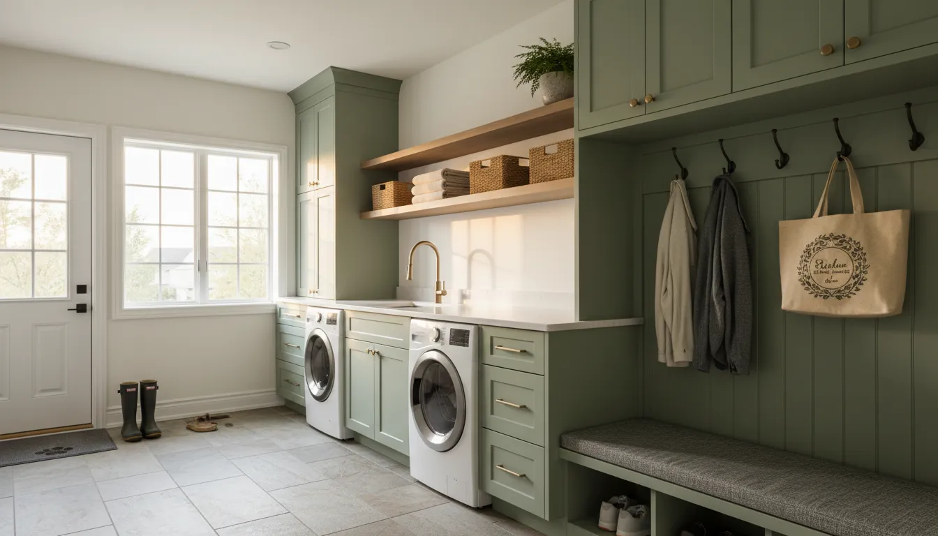 A thoughtful laundry and mudroom rebuild in Halton Hills